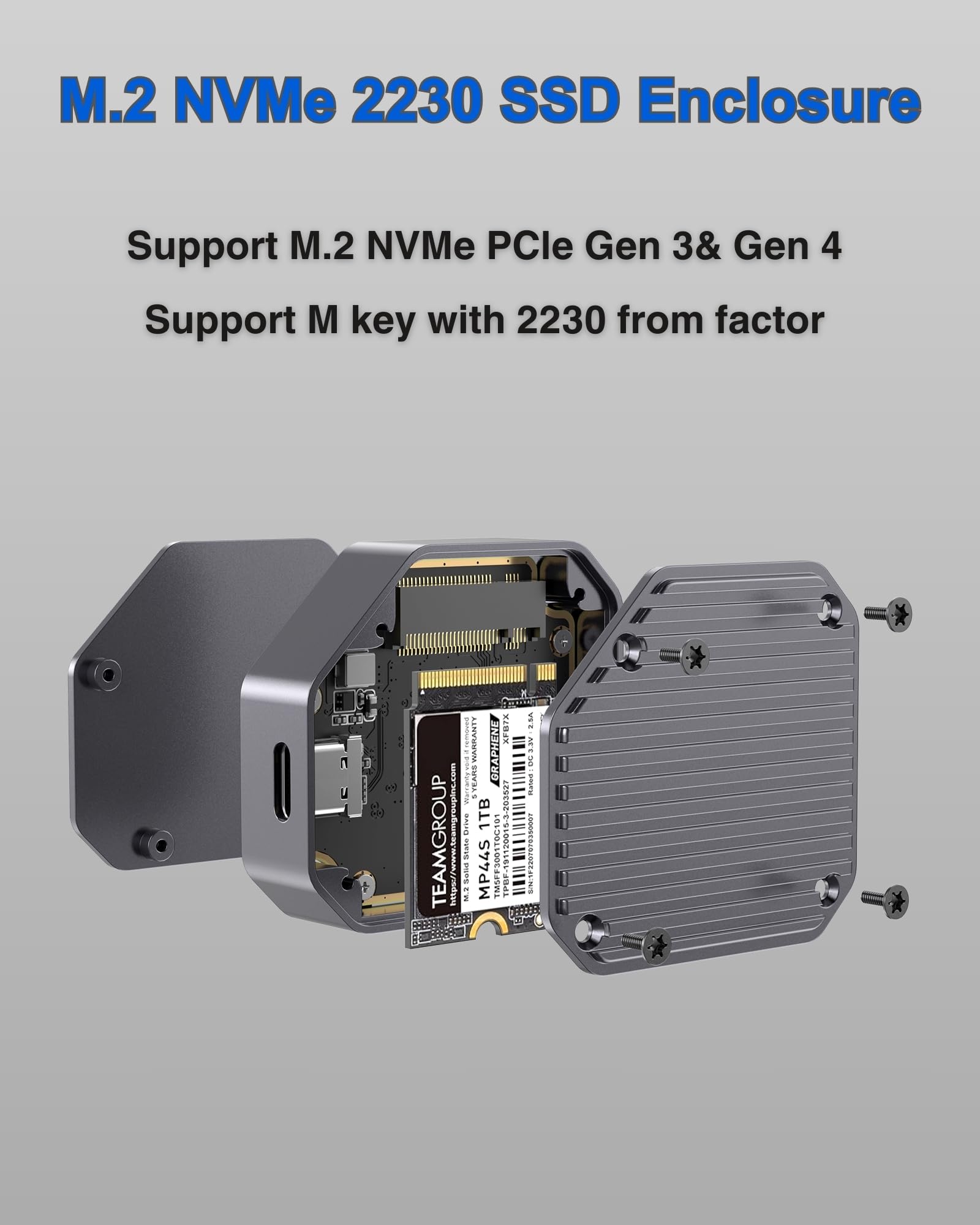 Amazon.co.jp: 2230 SSDエンクロージャ、M.2 NVMe SSDエンクロージャ